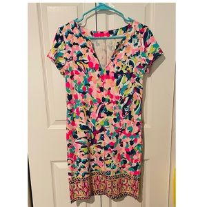 EUC Lilly Pulitzer Pina Colada Sophiletta Dress Size Small